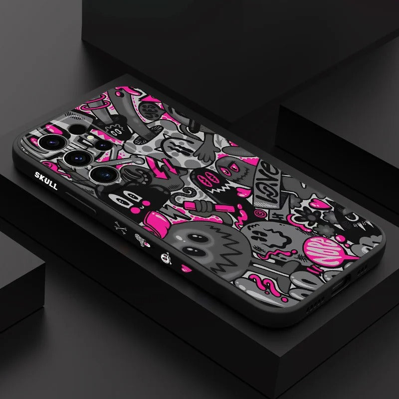 Rose Skulls – Gothic Floral Print