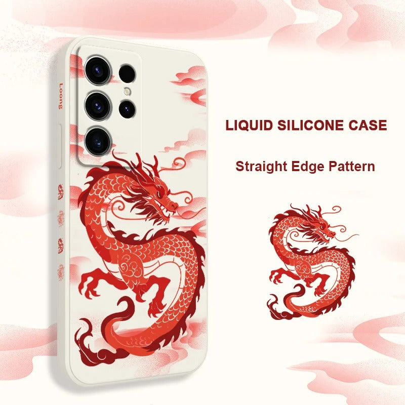 Red Cloud Dragon – Fierce Storm Print