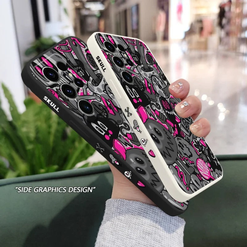 Rose Skulls – Gothic Floral Print