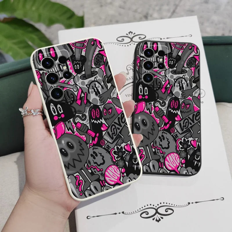 Rose Skulls – Gothic Floral Print