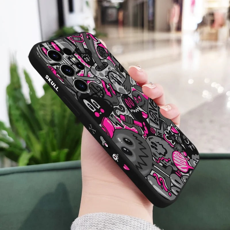 Rose Skulls – Gothic Floral Print