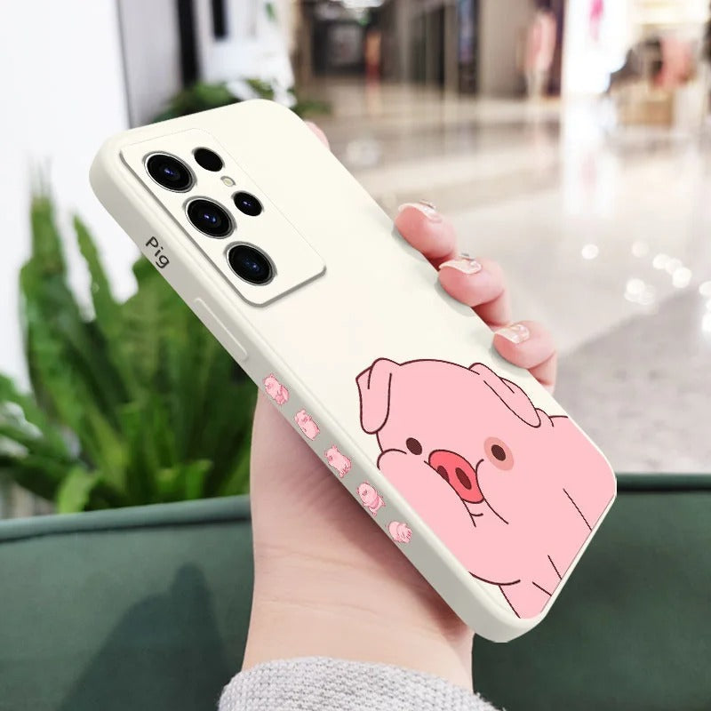 Plump Piglet – Minimal Animal Art