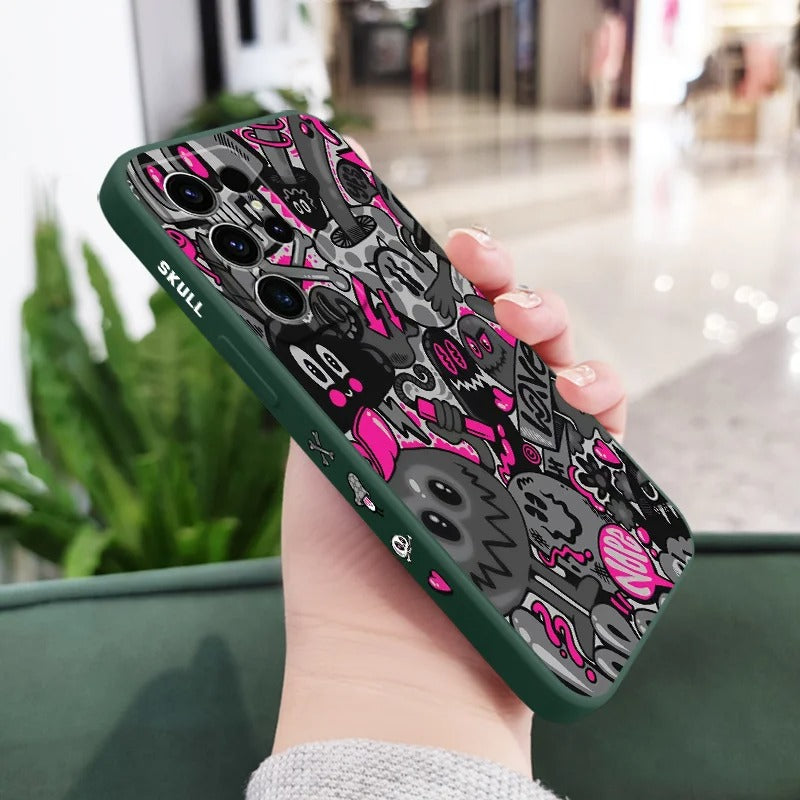 Rose Skulls – Gothic Floral Print