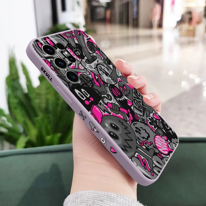 Rose Skulls – Gothic Floral Print