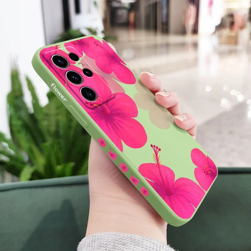 Crimson Bloom – Bold Floral Print