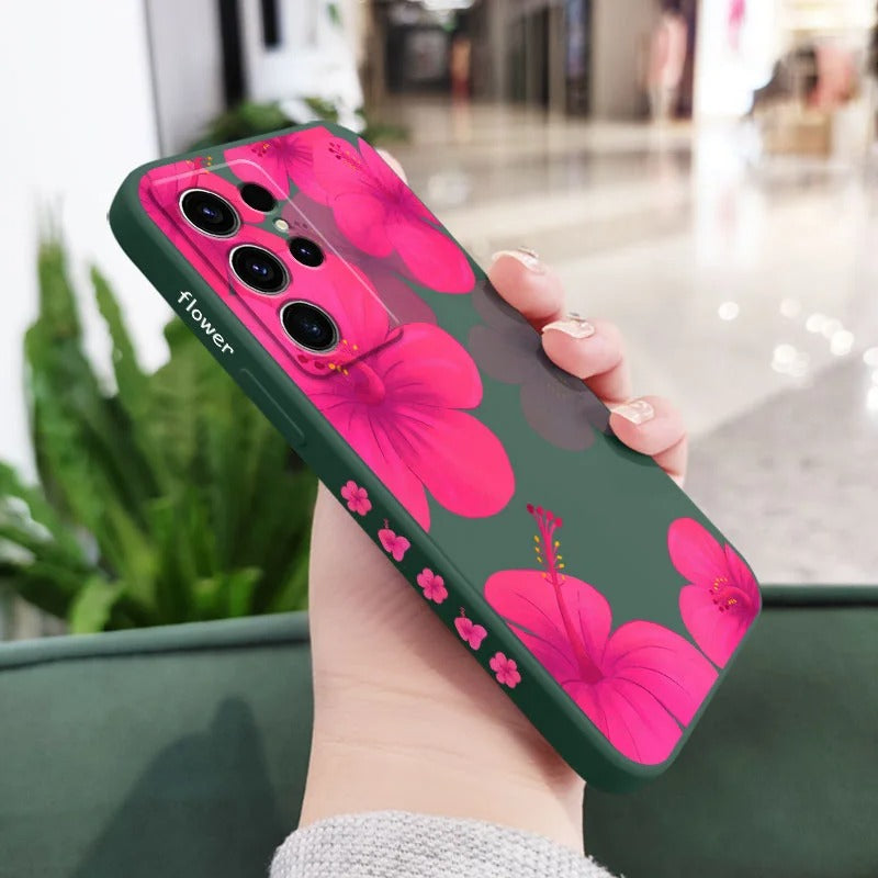Crimson Bloom – Bold Floral Print