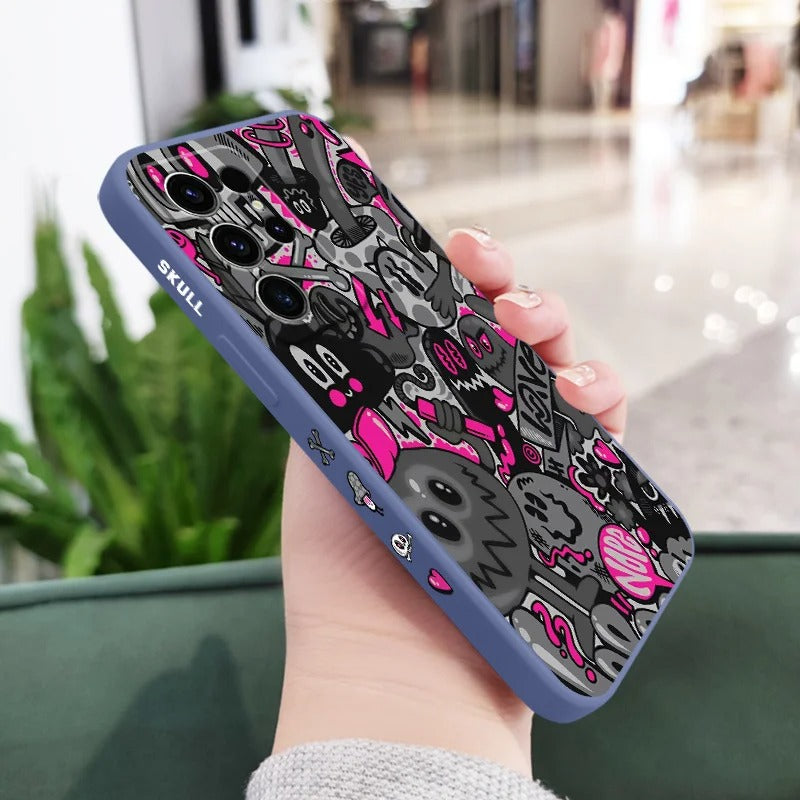 Rose Skulls – Gothic Floral Print