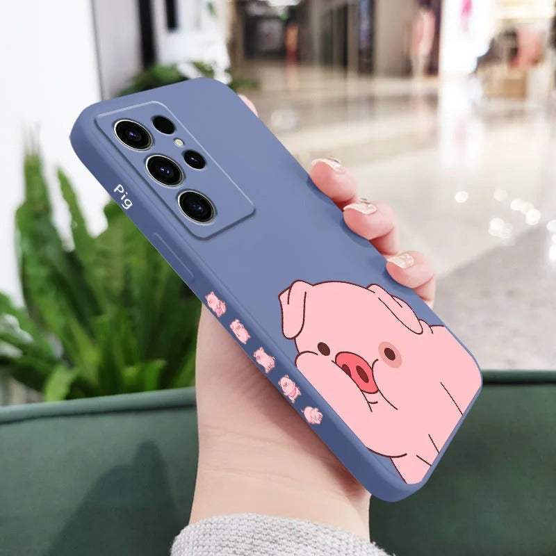 Plump Piglet – Minimal Animal Art
