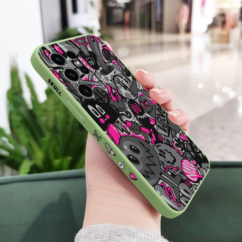 Rose Skulls – Gothic Floral Print