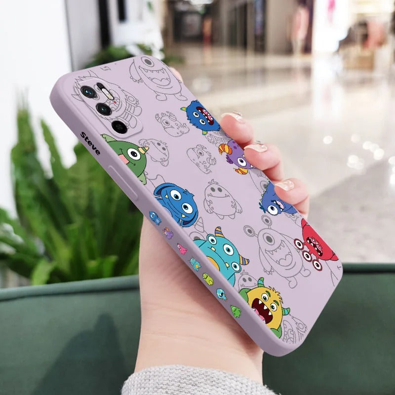 Cute Little Monsters – Cartoon Print