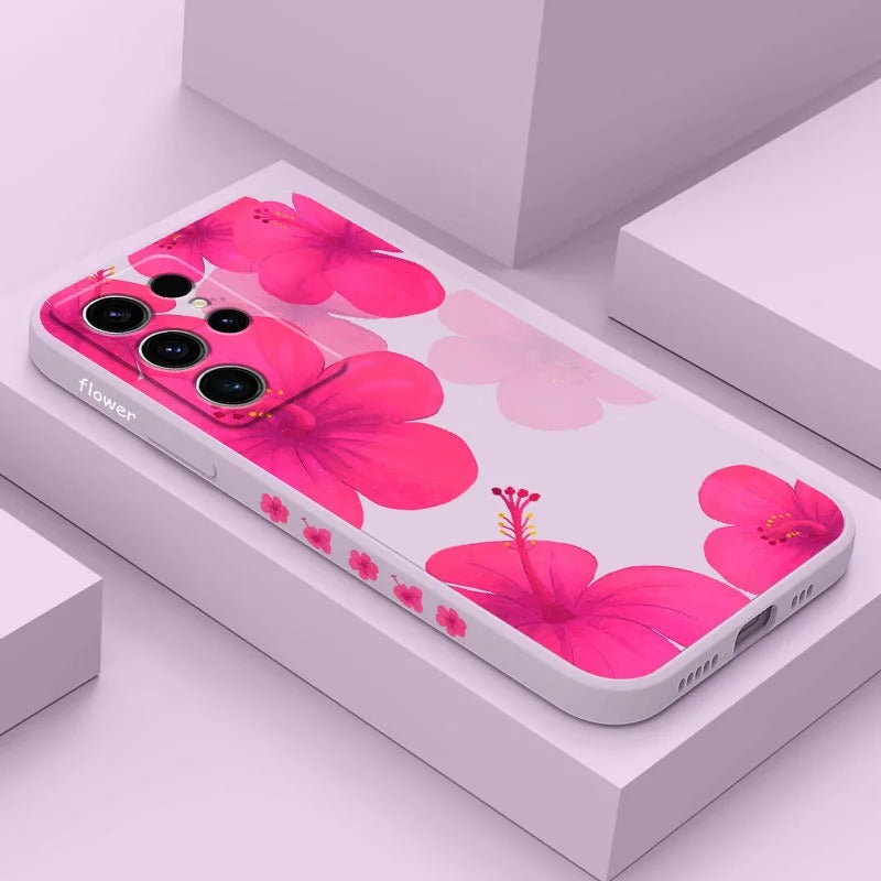 Crimson Bloom – Bold Floral Print