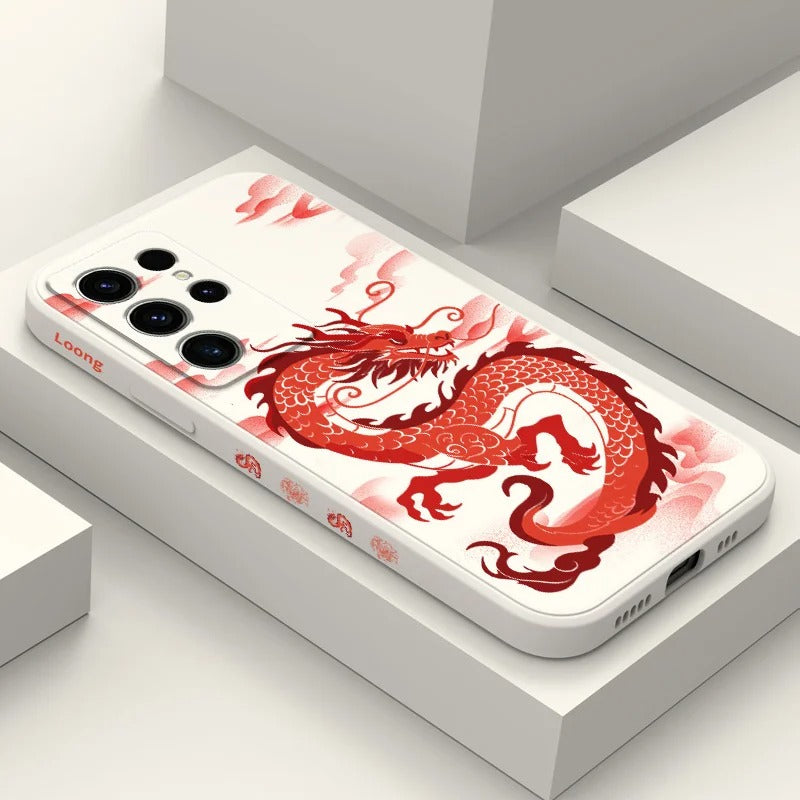 Red Cloud Dragon – Fierce Storm Print