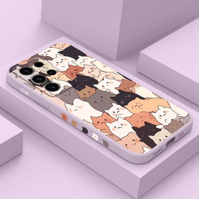 Whisker Stack – Soft Cat Print