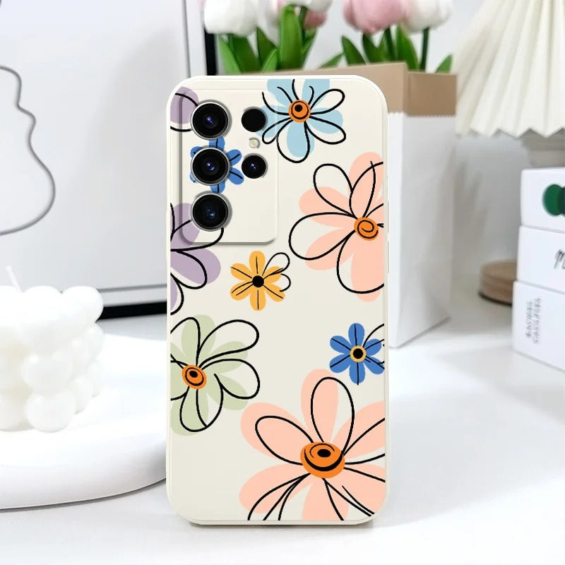 Floral Drift – Abstract Bloom Print