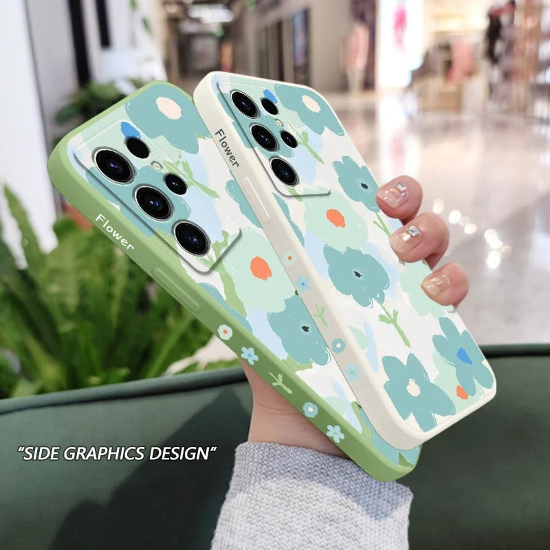 Mint Bloom – Elegant Floral Print