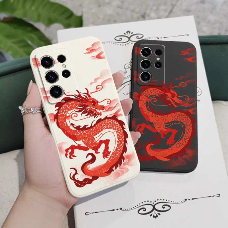 Red Cloud Dragon – Fierce Storm Print