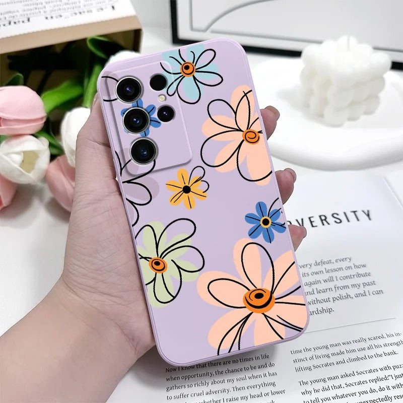 Floral Drift – Abstract Bloom Print