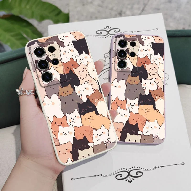 Whisker Stack – Soft Cat Print