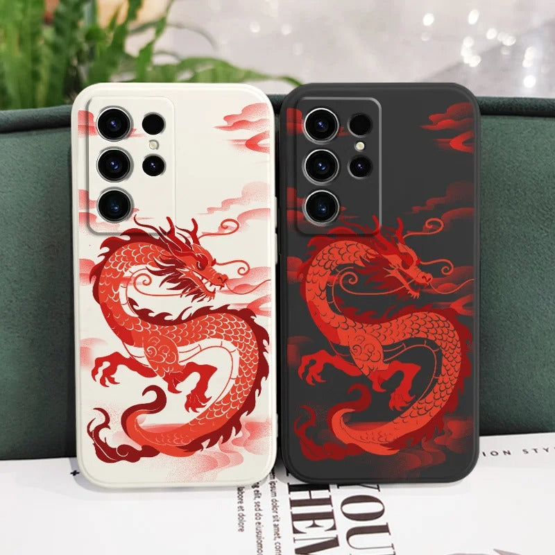 Red Cloud Dragon – Fierce Storm Print