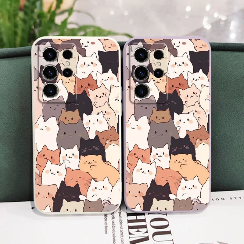 Whisker Stack – Soft Cat Print