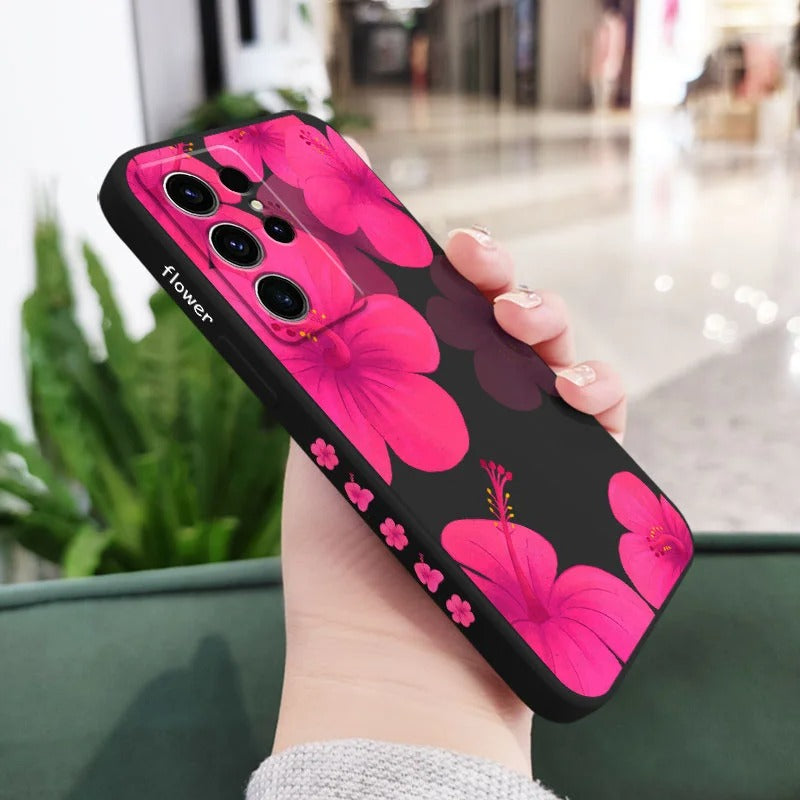 Crimson Bloom – Bold Floral Print