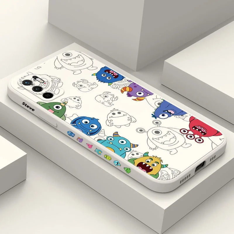 Cute Little Monsters – Cartoon Print