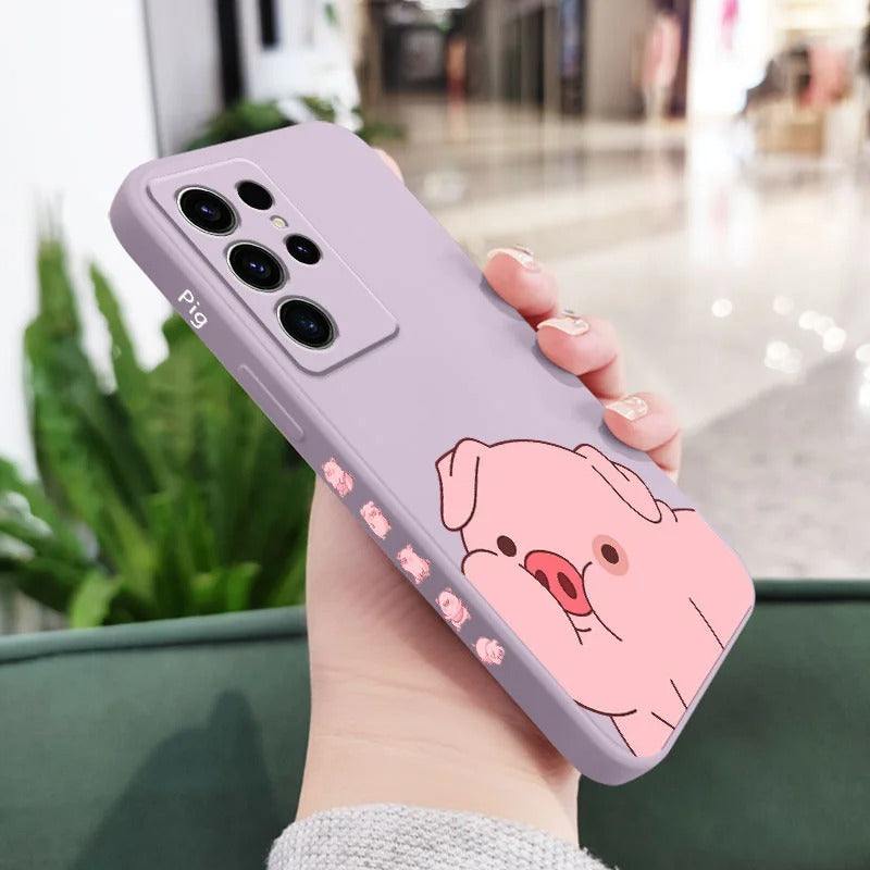 Plump Piglet – Minimal Animal Art