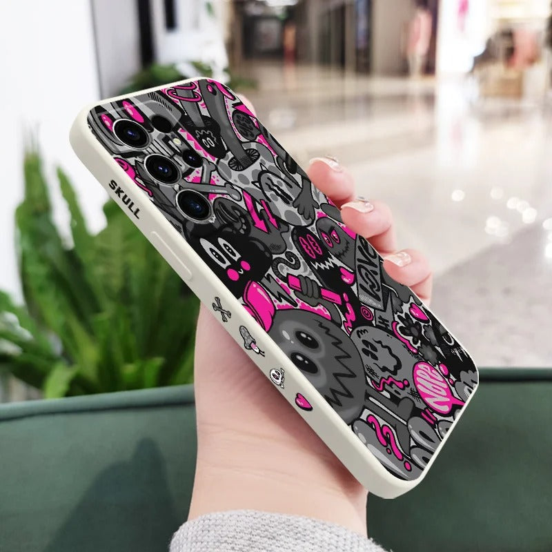 Rose Skulls – Gothic Floral Print