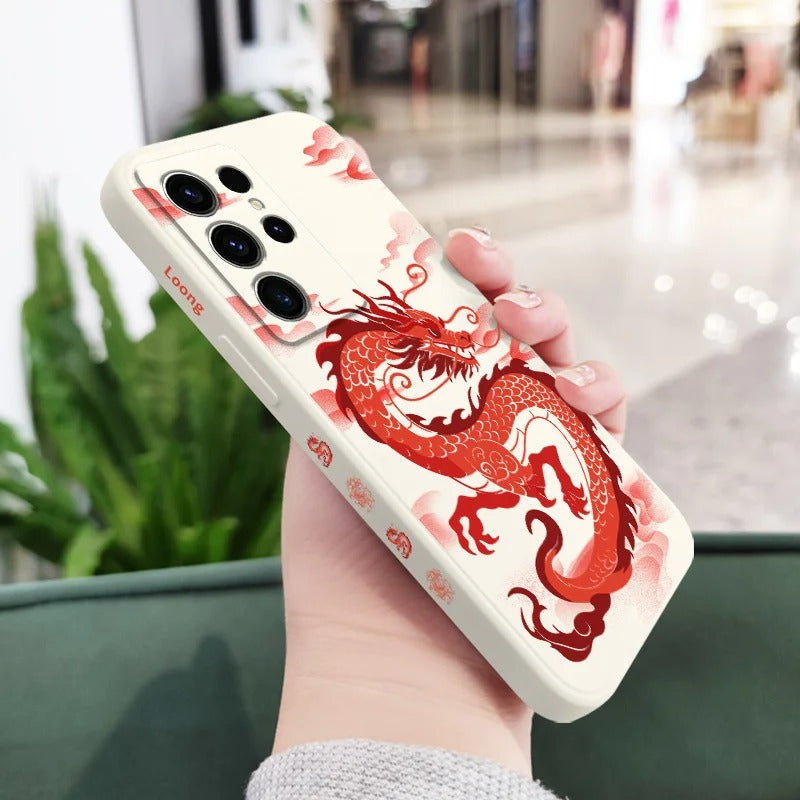 Red Cloud Dragon – Fierce Storm Print