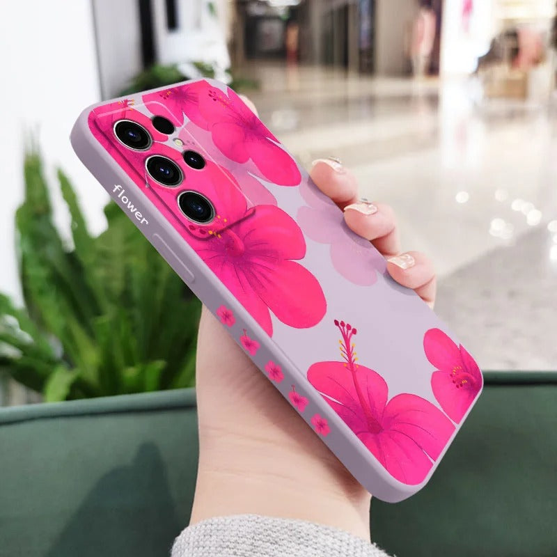 Crimson Bloom – Bold Floral Print