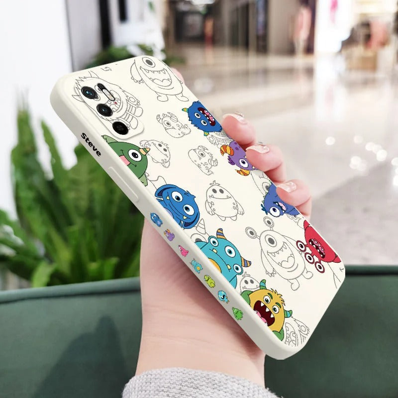 Cute Little Monsters – Cartoon Print