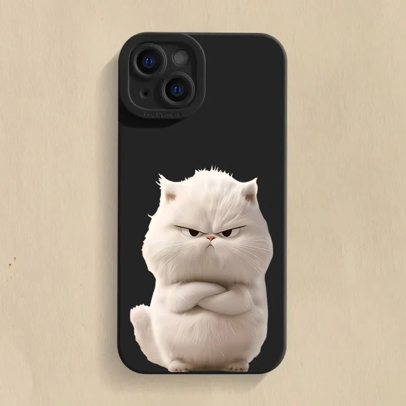 Funny Cool Cat – White Wink