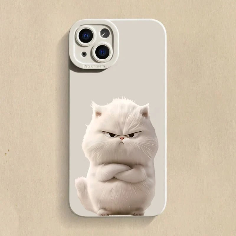Funny Cool Cat – White Wink