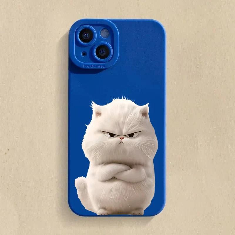 Funny Cool Cat – White Wink